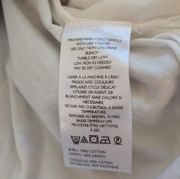 Anthropologie Maeve The Lillian Button-Front Dress L Jungle Tropical Vacation - Picture 8 of 16